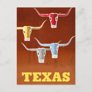 Texas unmodifizierte Vintage Fotos Alte ästhetisch Postkarte