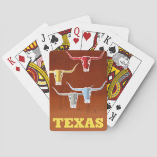 Texas unmodifizierte Vintage Fotos Alte ästhetisch Spielkarten