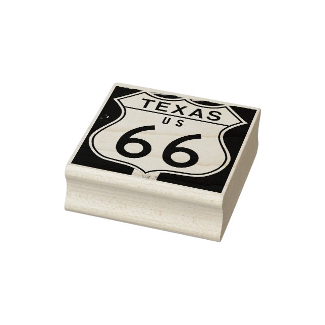 Texas US Route 66 signierte Briefmarke Gummistempel (Stempel)