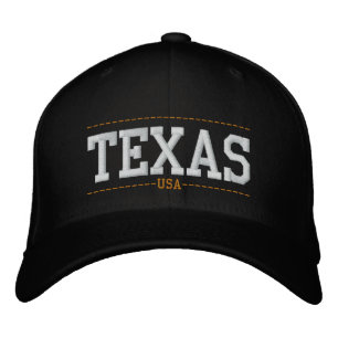 Texas USA bestickt Zip Hats Bestickte Kappe