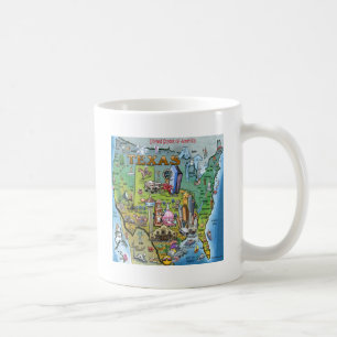 Texas USA Map Tasse