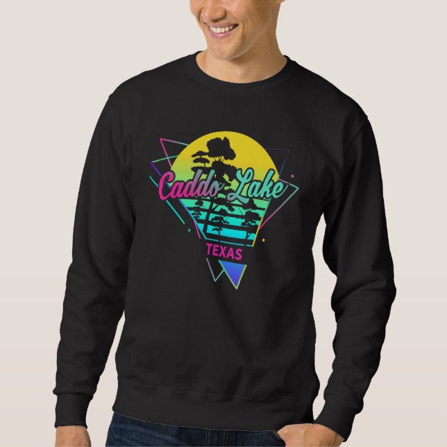 Texas   USA Nostalgic Retro Caddo Lake Sweatshirt (Vorderseite)