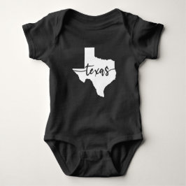 Texas USA Staat Map Baby Strampler