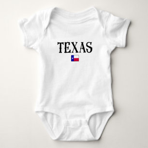 Texas USA Staat Map Flag Baby Strampler