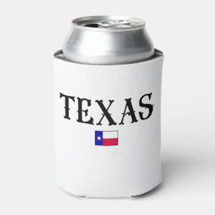 Texas USA Staat Map Flag Dosenkühler