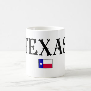 Texas USA Staat Map Flag Kaffeetasse