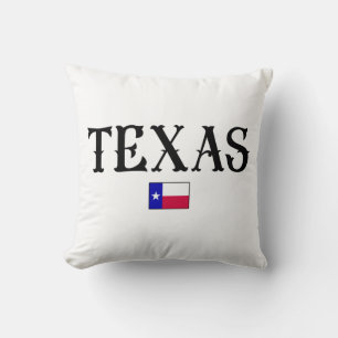 Texas USA Staat Map Flag Kissen