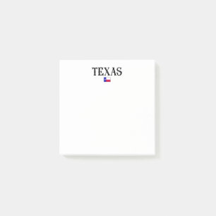 Texas USA Staat Map Flag Post-it Klebezettel