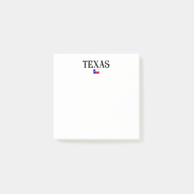 Texas USA Staat Map Flag Post-it Klebezettel (Vorderseite)