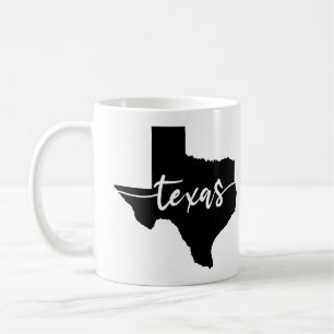 Texas USA Staat Map Kaffeetasse