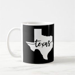 Texas USA Staat Map Kaffeetasse
