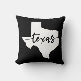 Texas USA Staat Map Kissen