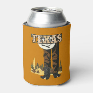 Texas USA Vintage Travel kann kühler Dosenkühler