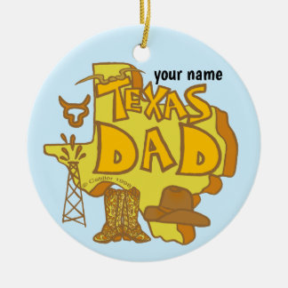 Texas-Vater Keramik Ornament
