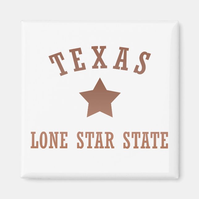 Texas Vintag den einstündigen Staat Magnet (Vorne)