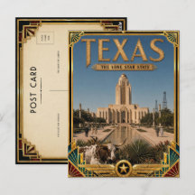 Texas Vintage Art Deco Golden Age