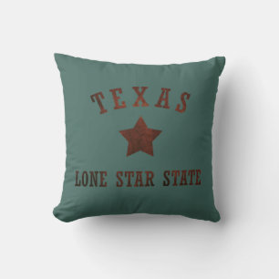 Texas Vintage Der Lone-Star-Staat Kissen