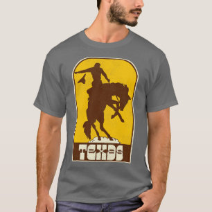Texas Vintager Western Cowboy Rodeo Reise Souvenir T-Shirt