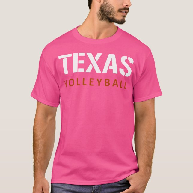 Texas Volleyball Block T-Shirt (Vorderseite)