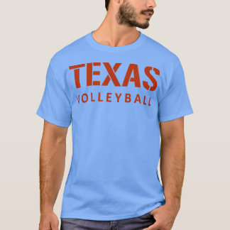 Texas Volleyball Blockstil T-Shirt