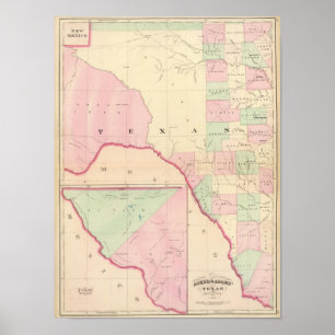 Texas W-Anteil Poster