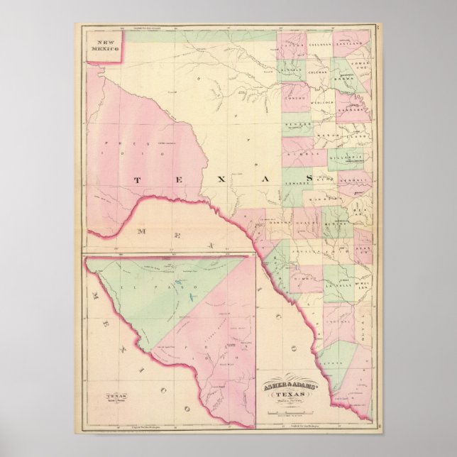 Texas W-Anteil Poster (Vorne)