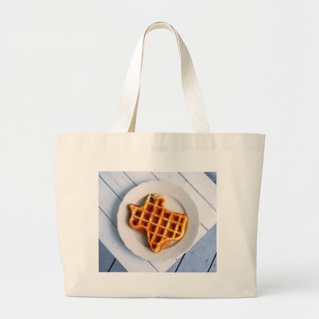 Texas Waffle Jumbo Stoffbeutel (Vorne)