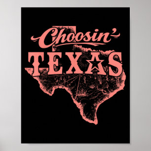Texas wählen Lone Star State of Mind Western Poster