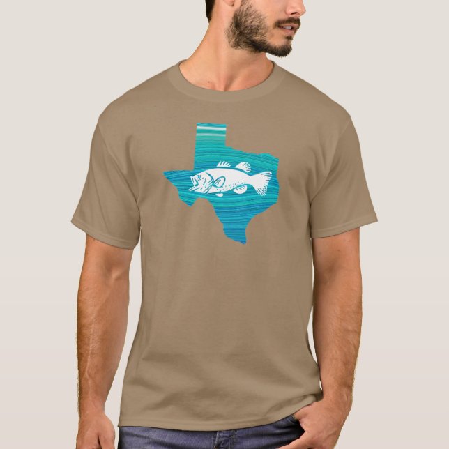 Texas Wave Fishing T-Shirt (Vorderseite)