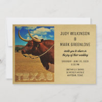 Texas Wedding Einladung Vintag Country Western
