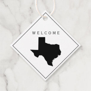 Texas Wedding Welcome Bag Geschenk Tag für Hotel G Geschenkanhänger