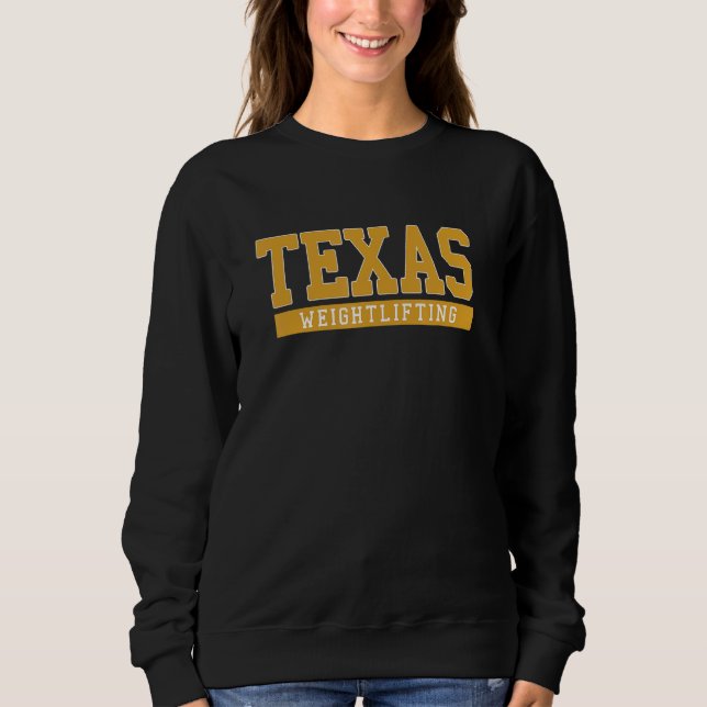 Texas Weightlifting Sweatshirt (Vorderseite)
