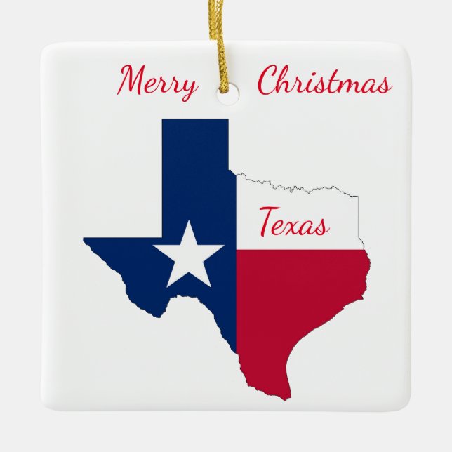 Texas Weihnachtsschmuck (Vorderseite)