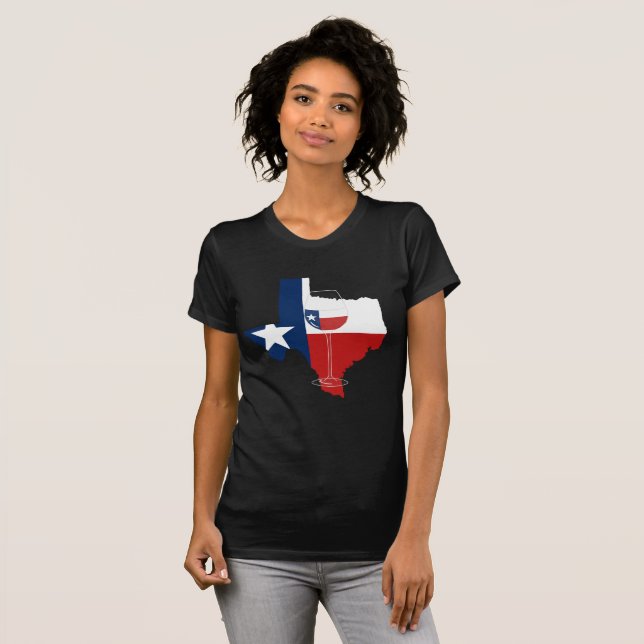 Texas-Wein-Shirt T-Shirt (Vorne ganz)