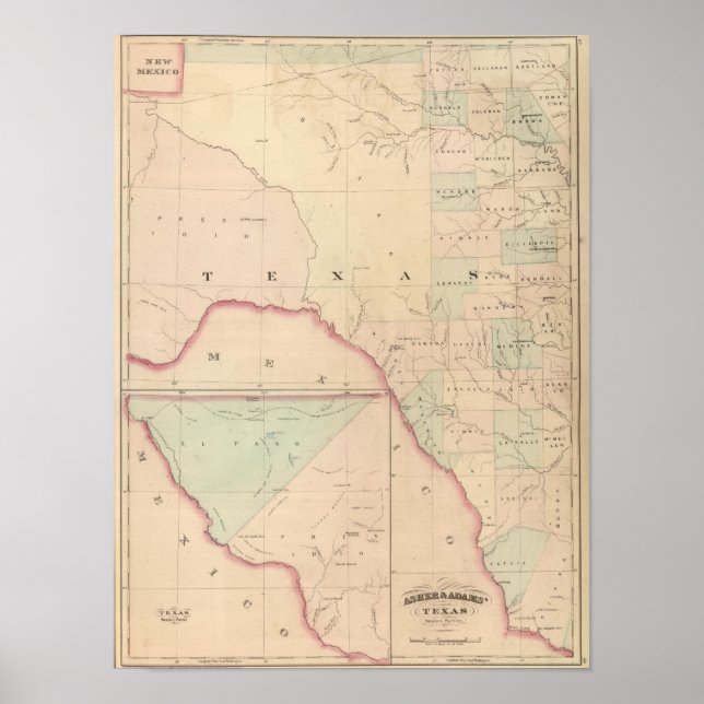 Texas, Western Poster (Vorne)