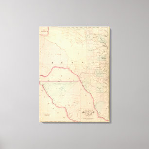 Texas, Western-Teil Leinwanddruck