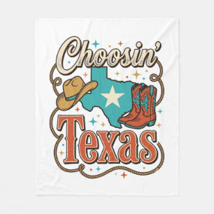 Texas Western Vintage Cowgirl Grafik T-Shirt Desi Fleecedecke