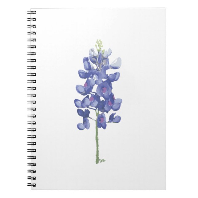 Texas Wild Blume Bluebonnet Notizblock (Vorderseite)