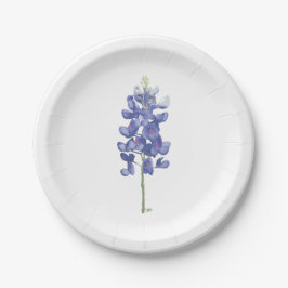 Texas Wild Blume Bluebonnet Pappteller
