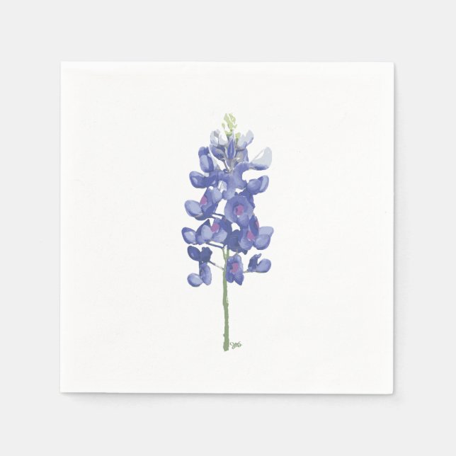 Texas Wild Blume Bluebonnet Serviette (Vorderseite)