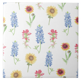 Texas Wildblume Pattern Fliese