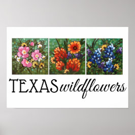 "Texas Wildblumen" 16,5" x 11" Poster