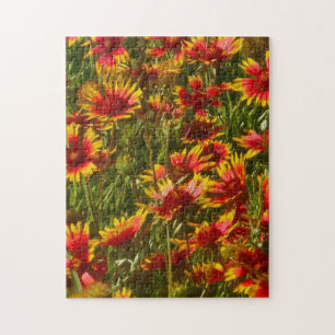 Texas-Wildblumen-Chaos Puzzle