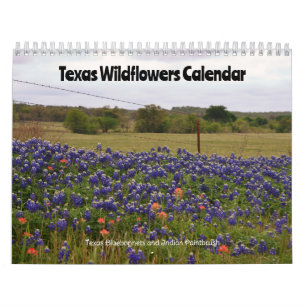 Texas-Wildblumen-Kalender Kalender