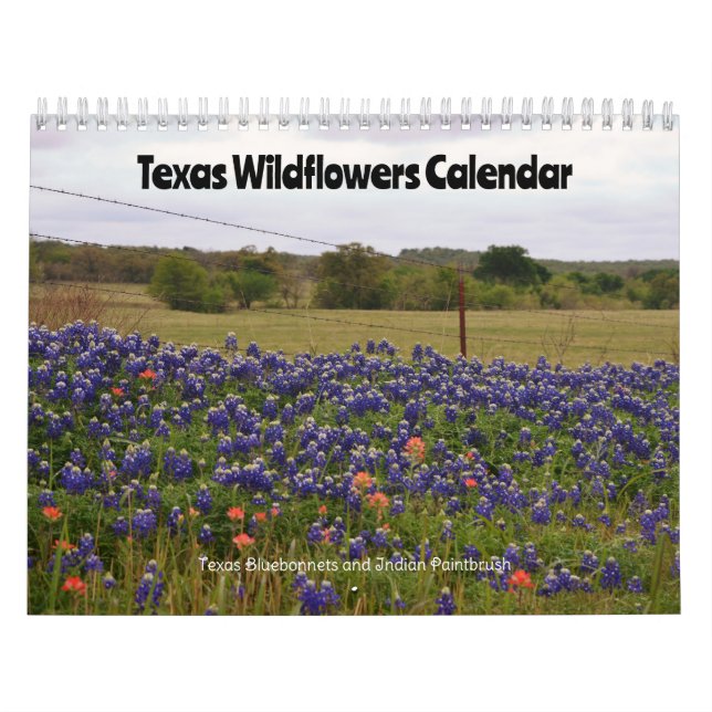 Texas-Wildblumen-Kalender Kalender (Titelbild)