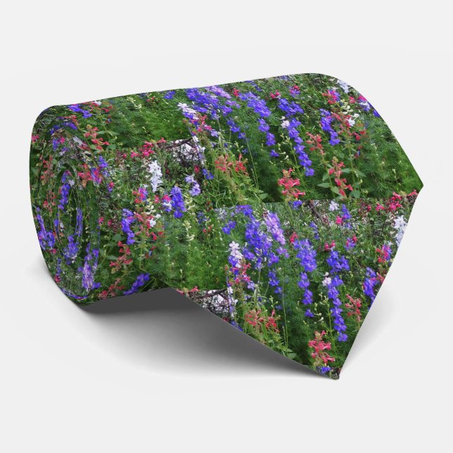 Texas-Wildblumen Krawatte (Gerollt)