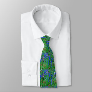 Texas Wildblumen Neck Tie Krawatte