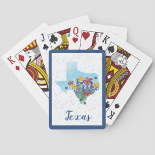 Texas-Wildblumen Spielkarten
