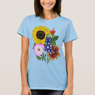 Texas-Wildblumen T-Shirt