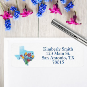 Texas-Wildflowers Rücksendeadresse